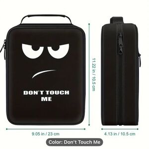 Large "DON'T TOUCH ME" Marker, Pen, Pencil Carrying Case